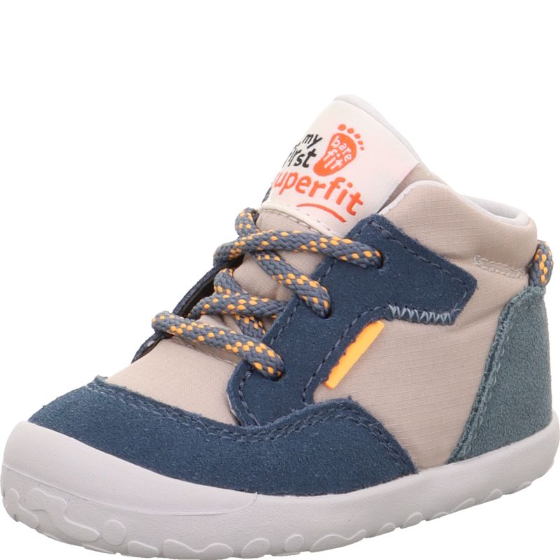 Superfit FLUMMI Boys Sneakers high - Material: Leather/Textil in Blue