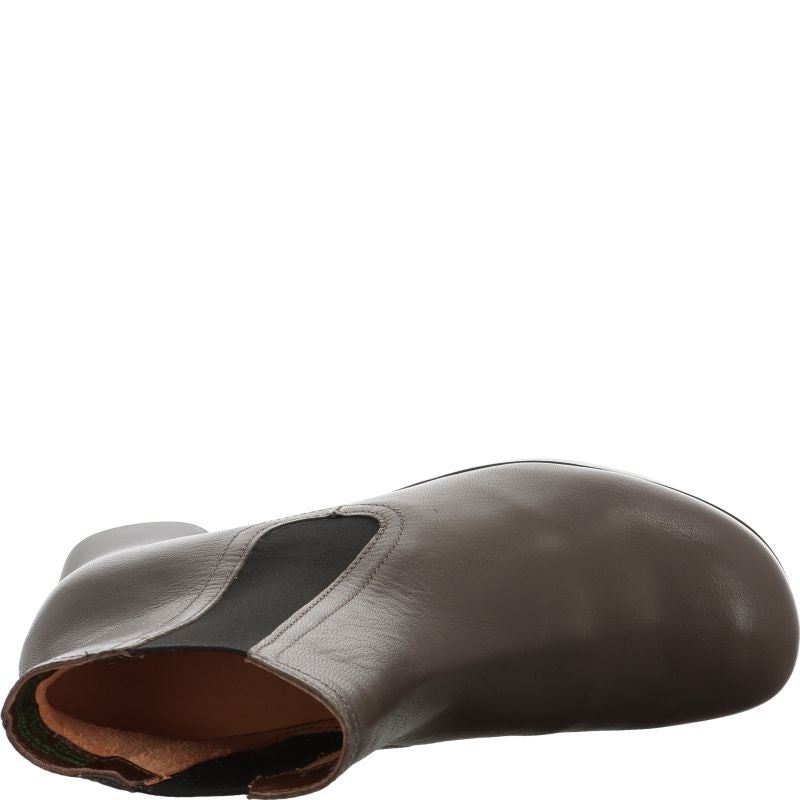 Think NANI Woman Ankle boot - Material: Leather in Grey