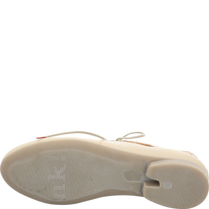 Think GUAD2 Woman Lace up shoe - Material: Leather in Beige