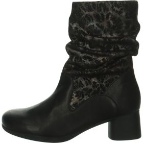 Think NANI Woman Ankle boot - Material: Leather in Black