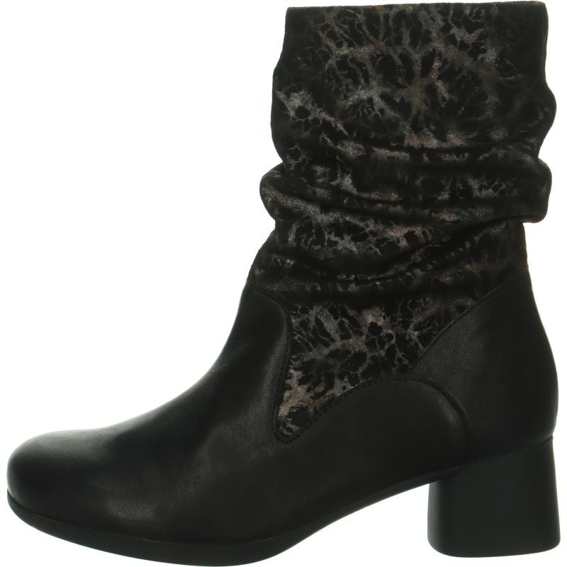 Think NANI Woman Ankle boot - Material: Leather in Black
