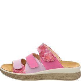 Think! MEGGIE Damen Pantolette - Material: Leder in Rosa