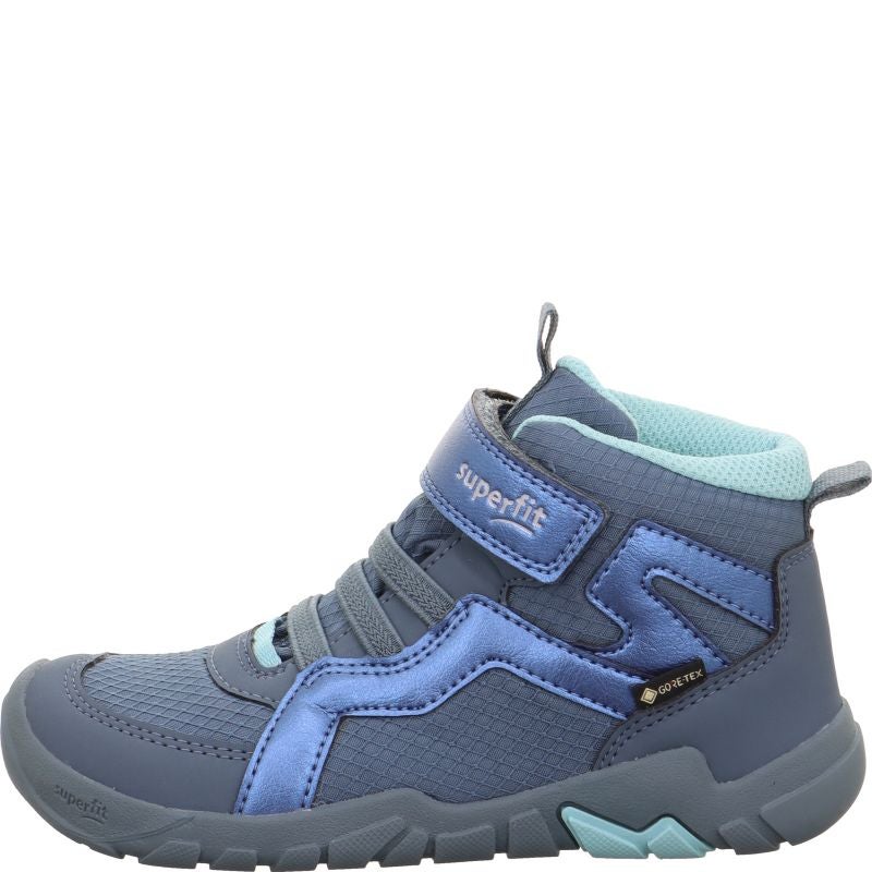 Superfit TRACE Sneakers high - Material: Textil/Sonstiges Material in Blue