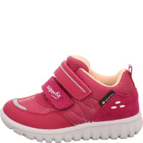 Superfit SPORT7 MINI Girls Sneakers low - Material: Leder/Sonstiges Material/Texti in Red