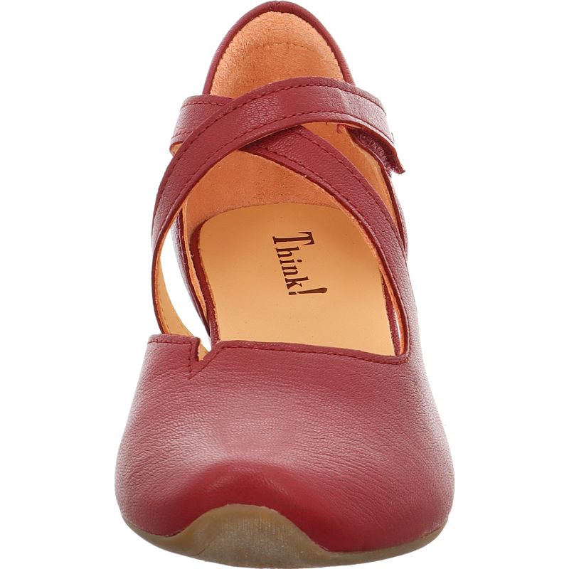 Think AIDA DAMEN Pumps - Material: Leather in Red