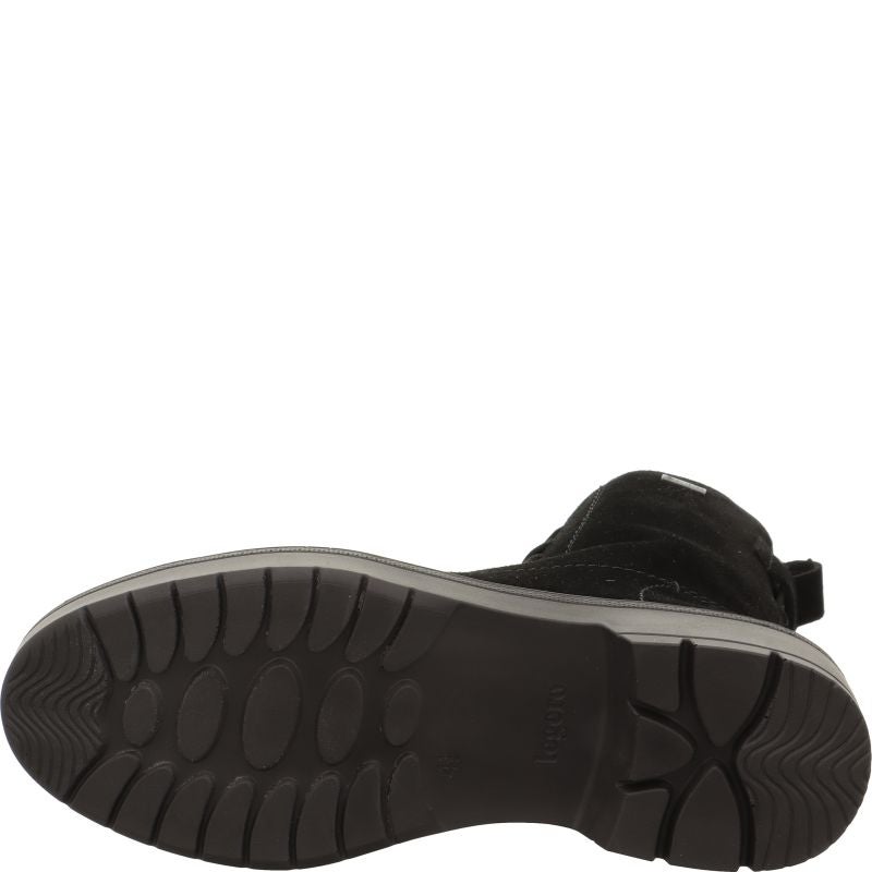 legero MYSTIC Damen Schnürboots - Material: Leder in Schwarz