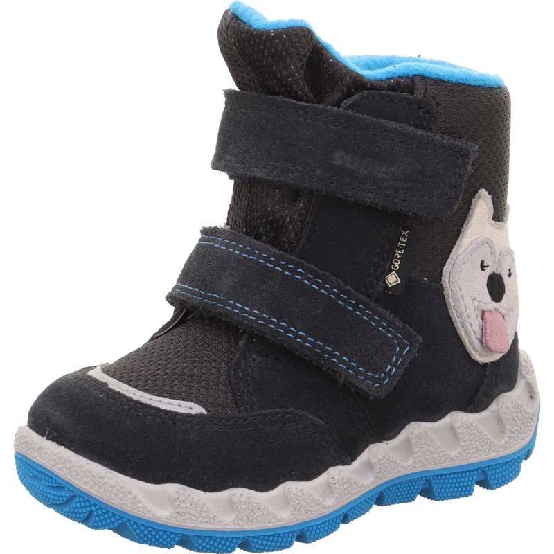 Superfit ICEBIRD Unisex | Jungen Boots - Material: Leder/Textil in Grau