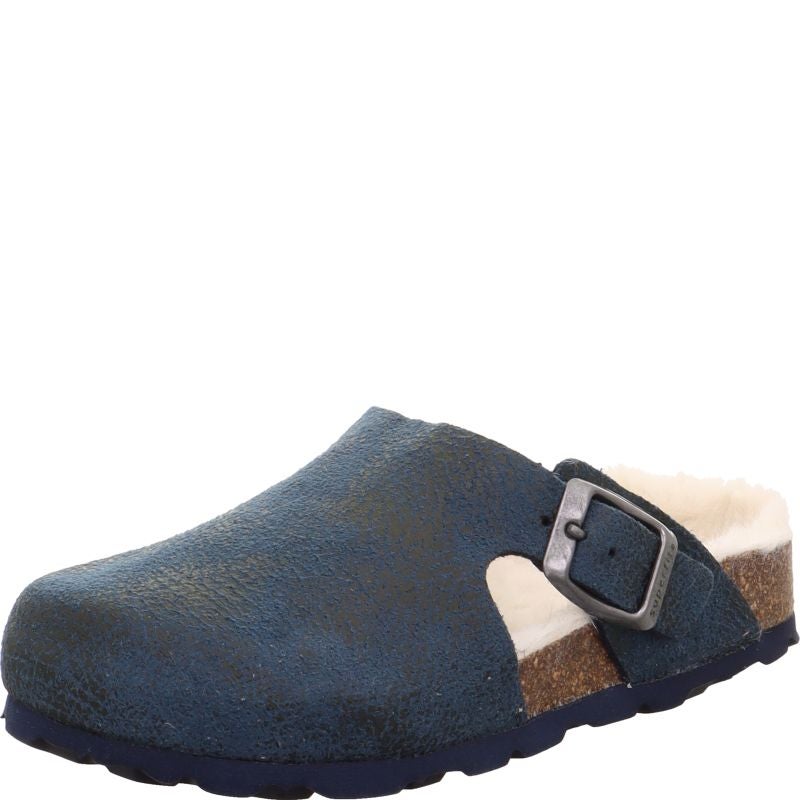 Superfit FUSSBETTPANTOFFEL Boys Clog - Material: Textile in Blue