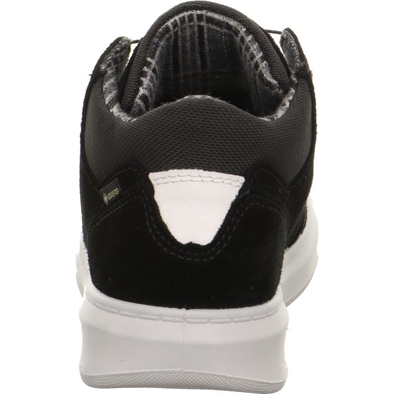 Superfit COSMO Jungen Sneaker high - Material: Leder/Textil in Schwarz