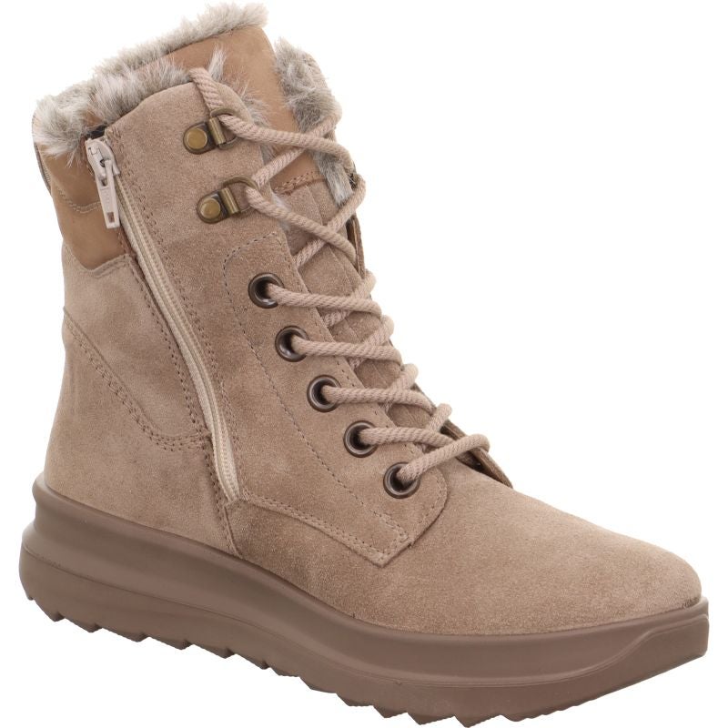 legero DREAMER Damen Schnürboots - Material: Leder in Beige
