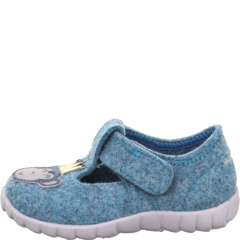 Superfit HAPPY Jungen Hausschuh - Material: Textil in Blau