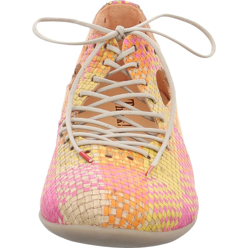 Think GUAD2 Woman Lace up shoe - Material: Leather in Multi Colour