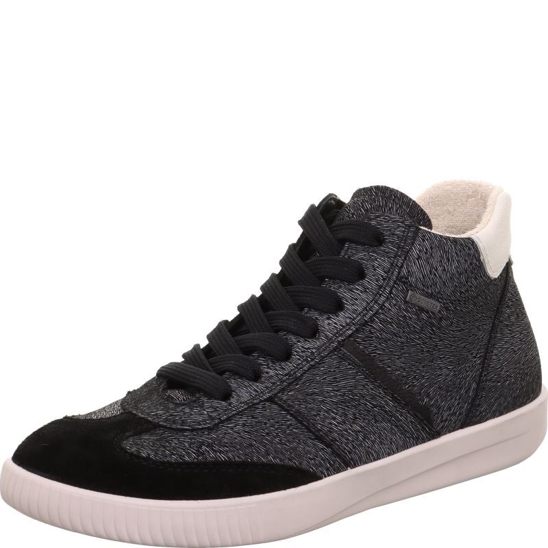 Legero SILENCE Damen Sneaker high - Material: Leder in Schwarz