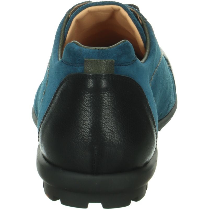 Think KONG HERREN Lace up shoe - Material: Leather in Blue