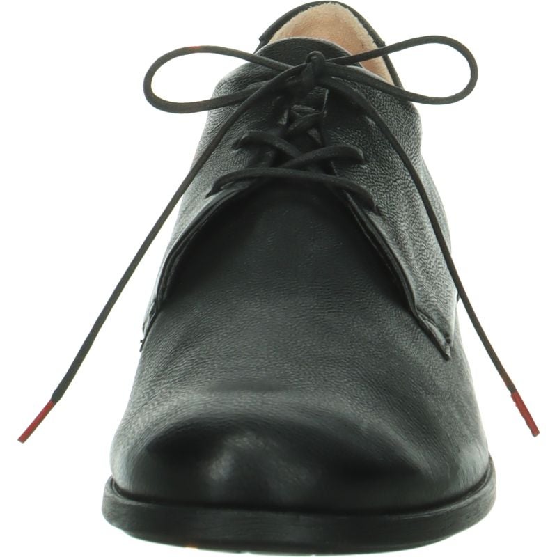 Think! AGRAT Damen Schnürschuh - Material: Leder in Schwarz