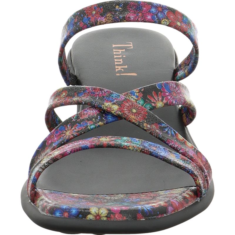 Think! VIVI Damen Pantolette - Material: Leder in Schwarz