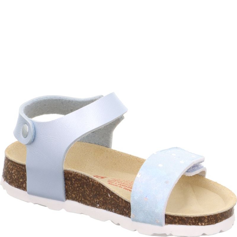 Superfit FUSSBETTPANTOFFEL Girls Sandal - Material: Sonstiges Material in Blue
