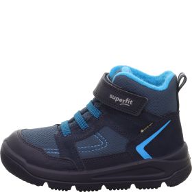 Superfit MARS Unisex | Jungen Boots - Material: Leder/Sonstiges Material/Textil in Blau