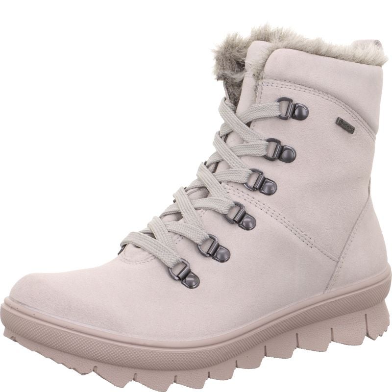 Legero NOVARA Damen Schnürboots - Material: Leder in Grau