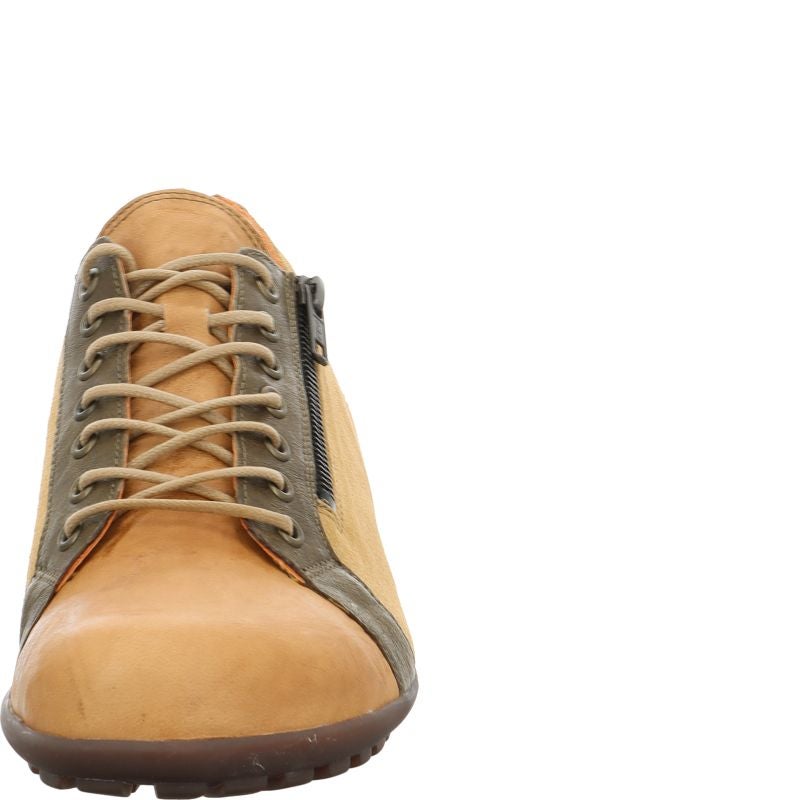 Think KONG HERREN Lace up shoe - Material: Leather in Beige