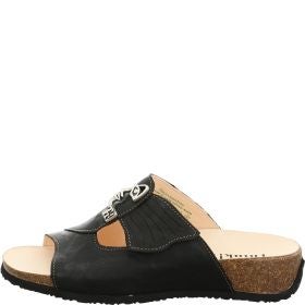 Think MIZZI DAMEN Woman Mules - Material: Leather in Black