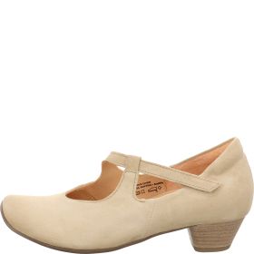 Think AIDA DAMEN Woman  - Material: Leather in Beige