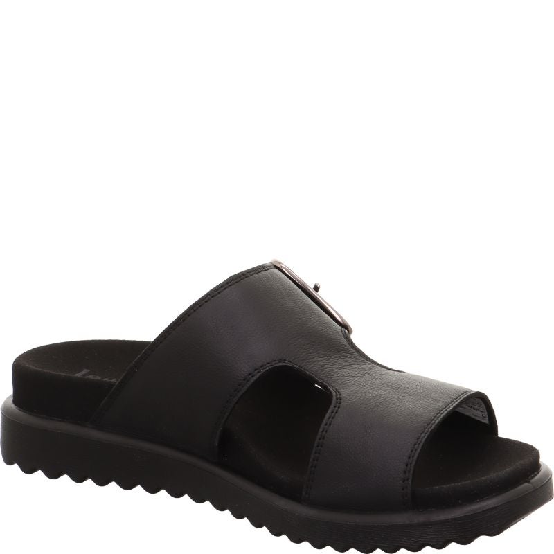 Legero MOVE Damen Pantolette - Material: Leder in Schwarz