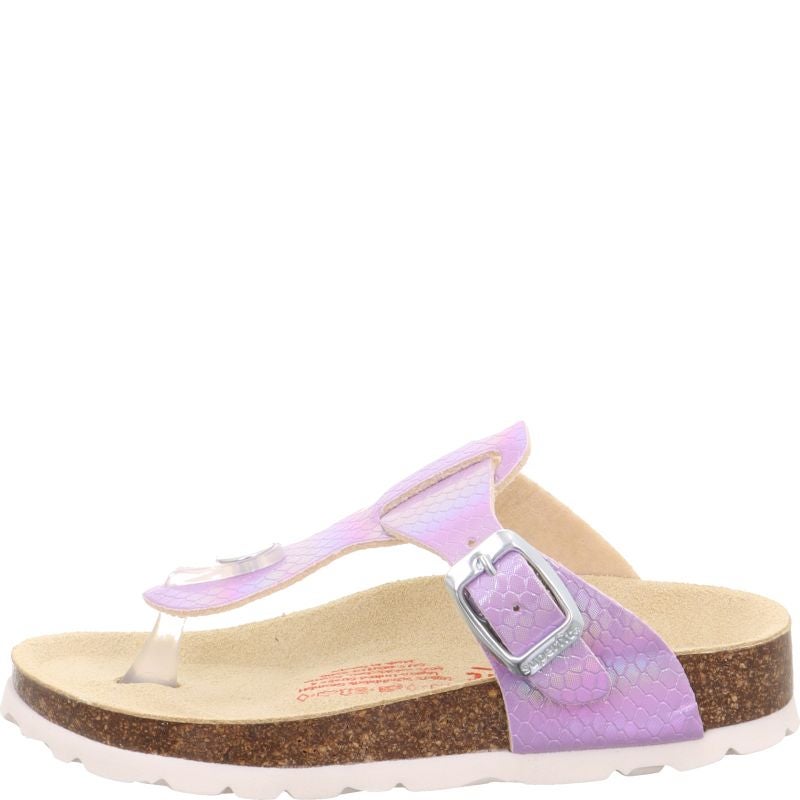 Superfit FUSSBETTPANTOFFEL Girls Slipper - Material: Sonstiges Material in Purple