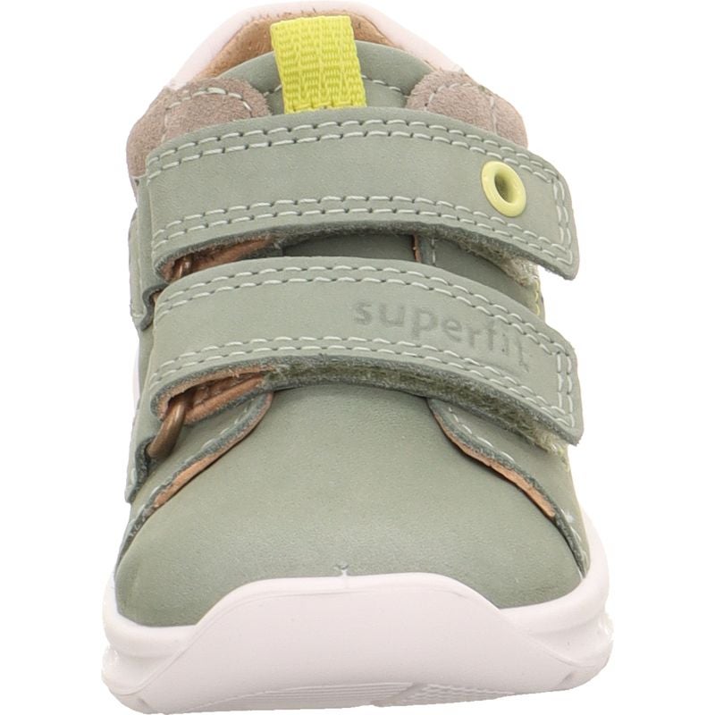 Superfit BREEZE Jungen Sneaker low - Material: Leder in Grün