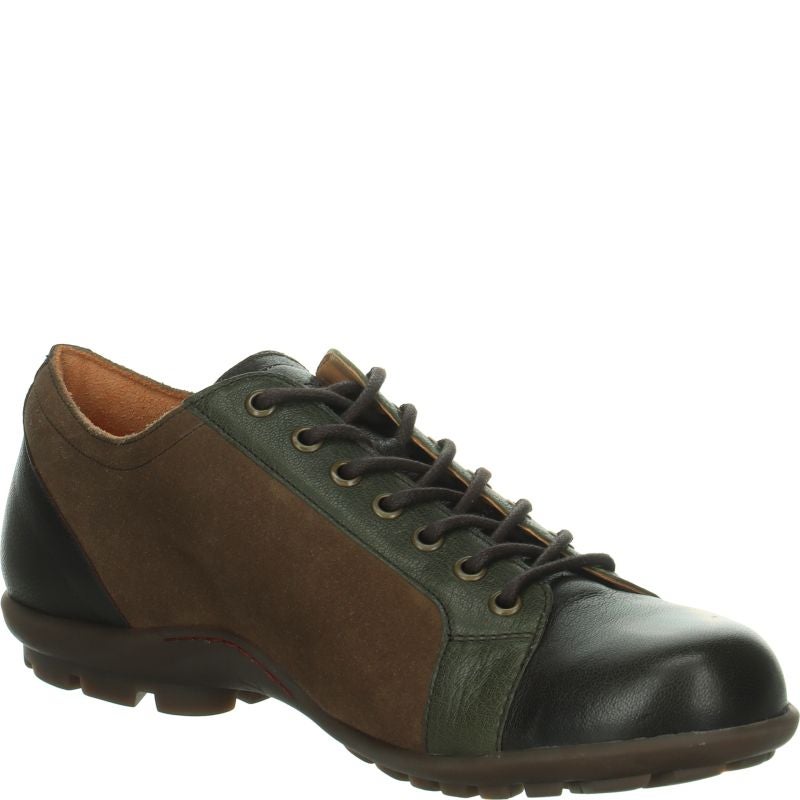 Think KONG HERREN Lace up shoe - Material: Leather in Brown