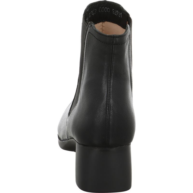 Think NANI Woman Ankle boot - Material: Leather in Black