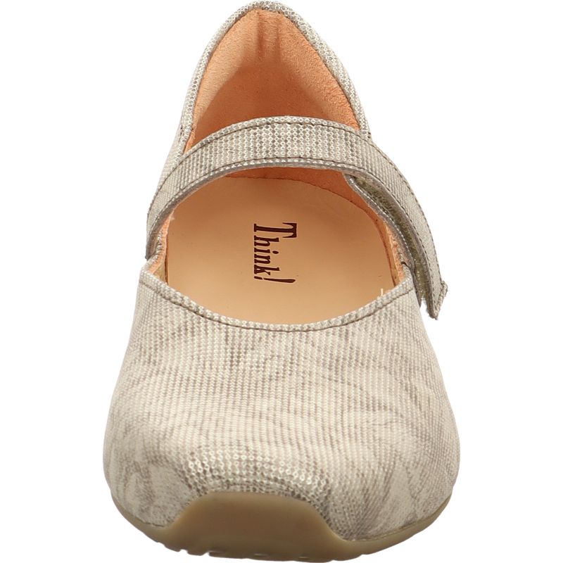 Think GAUDI Ballerina - Material: Leather in Grey