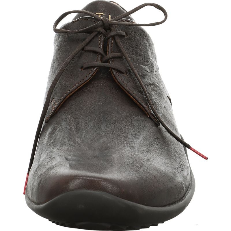 Think STONE HERREN Men Lace up shoe - Material: Leather in Brown