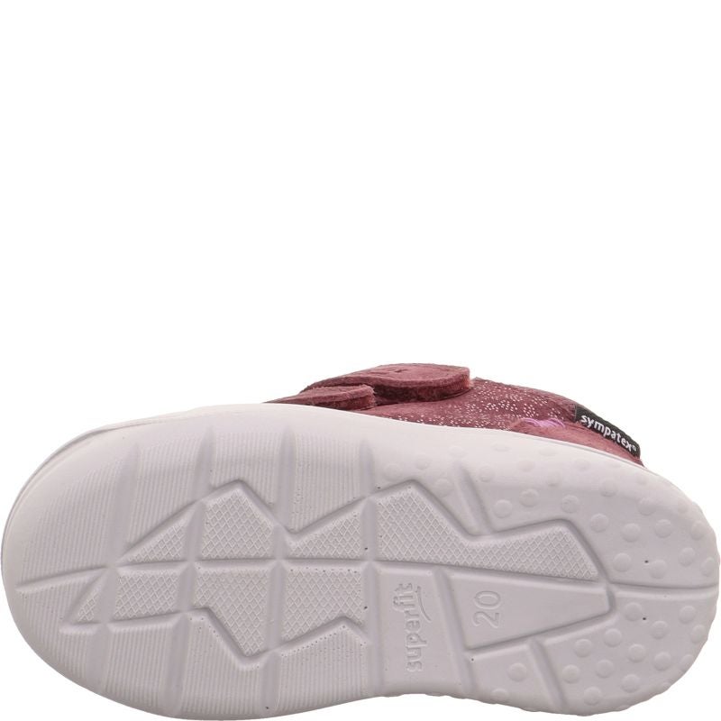 Superfit WHALEY Sneakers high - Material: Leather/Textil in Red