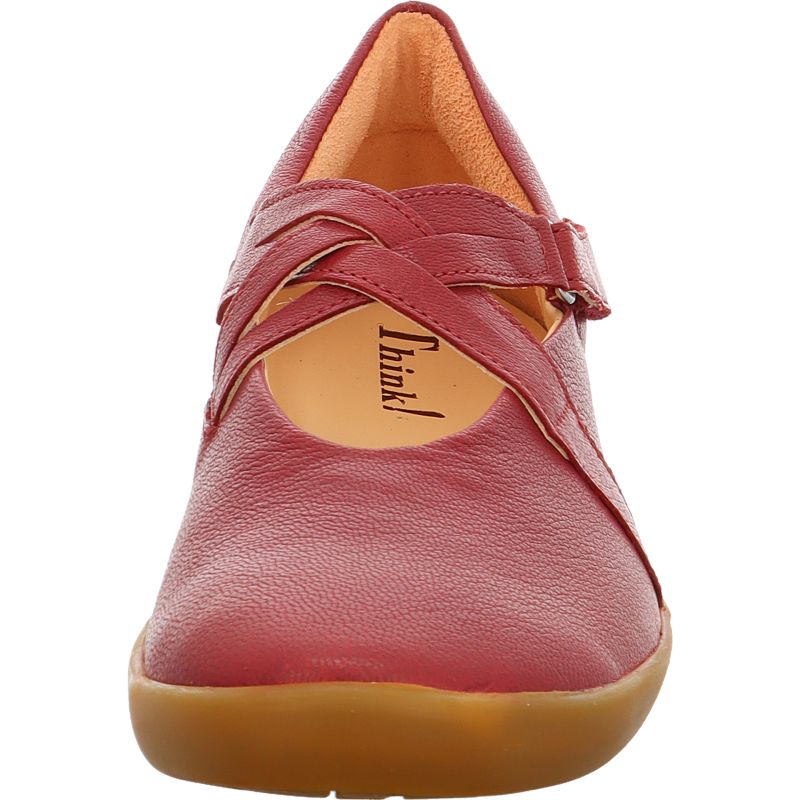 Think NATURE Ballerina - Material: Leather in Red