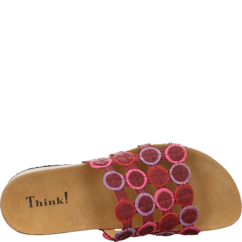 Think JULIA DAMEN Mules - Material: Leather in Red