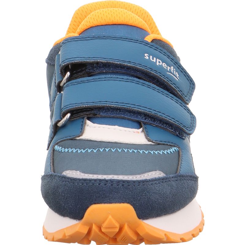 Superfit DASH Jungen | Unisex | Mädchen Sneaker low - Material: Leder/Sonstiges Material/Textil in Blau