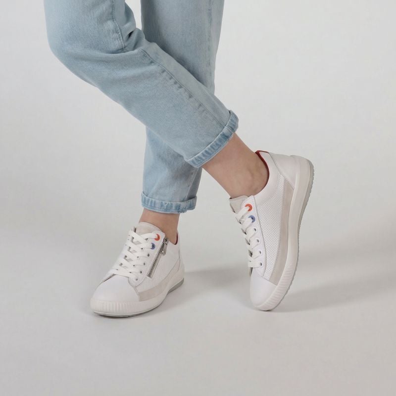 legero TANARO 5.0 Damen Sneaker low - Material: Leder in Weiß