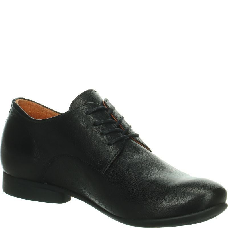 Think GUAD2 Woman Lace up shoe - Material: Leather in Black