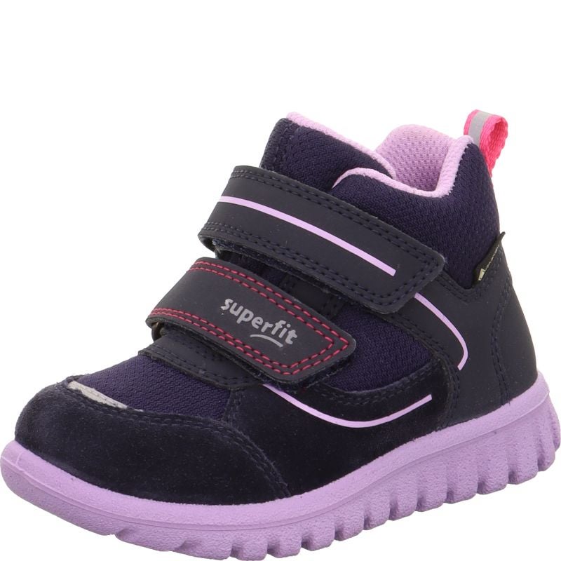 Superfit SPORT7 MINI Sneakers high - Material: Leder/Sonstiges Material/Texti in Blue