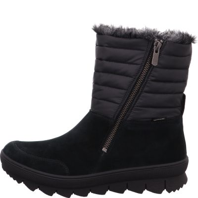 Legero NOVARA Damen Stiefelette - Material: Leder/Textil in Schwarz