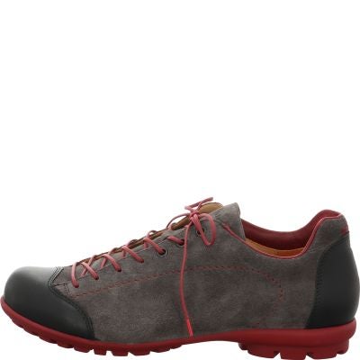Think! KONG Herren Schnürschuh - Material: Leder in Schwarz