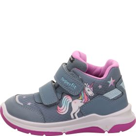 Superfit COOPER Mädchen Sneaker high - Material: Textil/Sonstiges Material in Blau