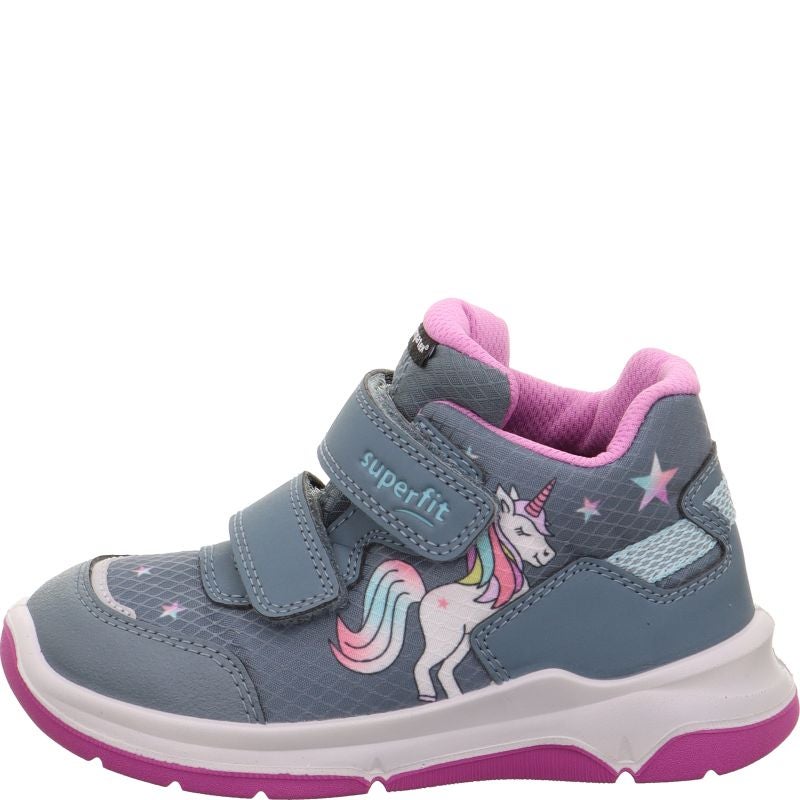 Superfit COOPER Mädchen Sneaker high - Material: Textil/Sonstiges Material in Blau