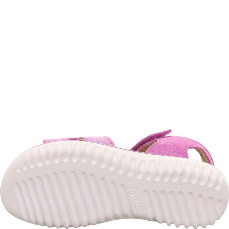 Superfit SPARKLE Girls Sandal - Material: Leather in Purple