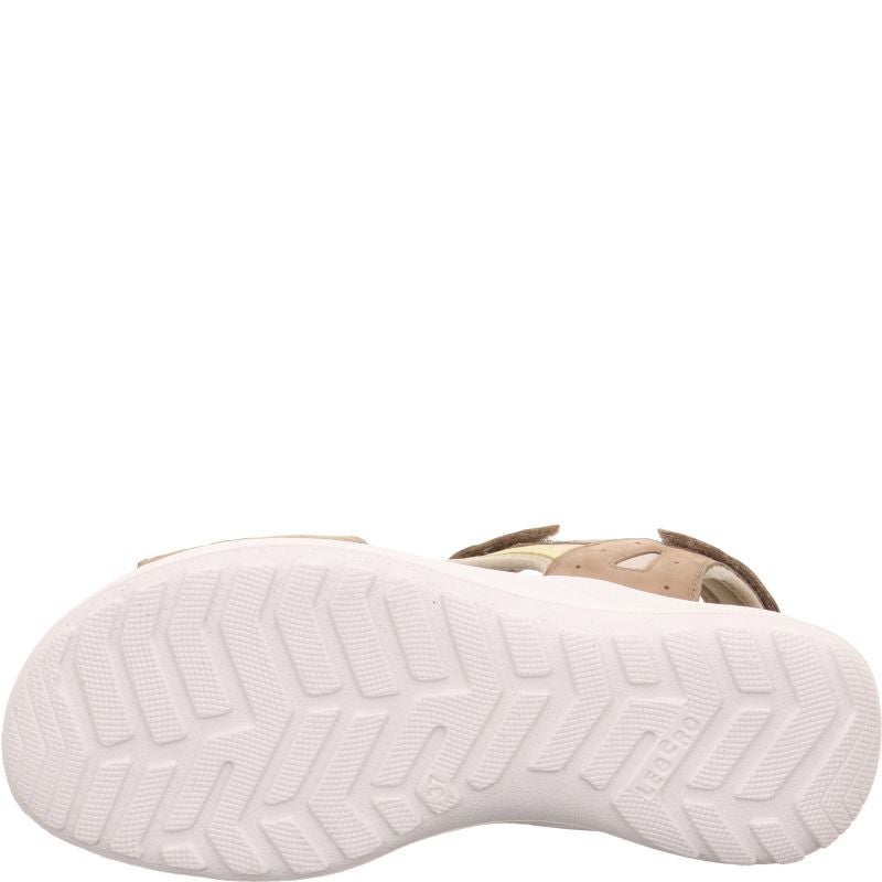 Legero SIRIS Damen Sandale - Material: Leder in Beige