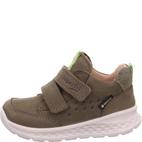 Superfit BREEZE Unisex, Jungen Sneaker high - Material: Leder in Grün