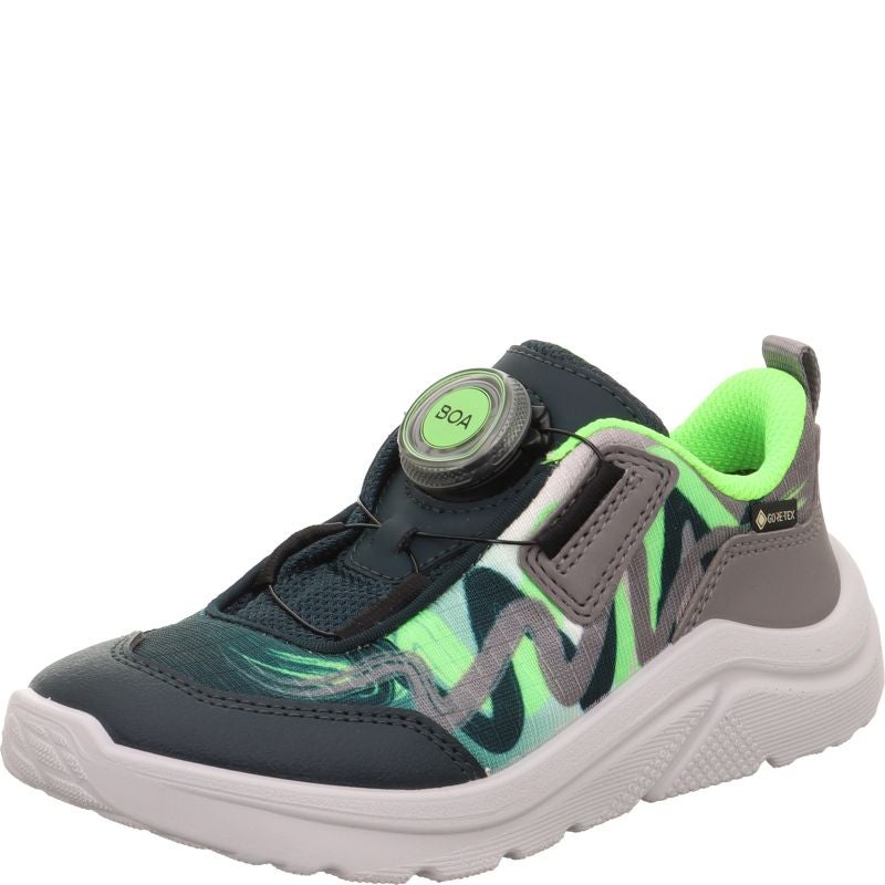 Superfit KICKS Boys Sneakers low - Material: Textil/Sonstiges Material in Green