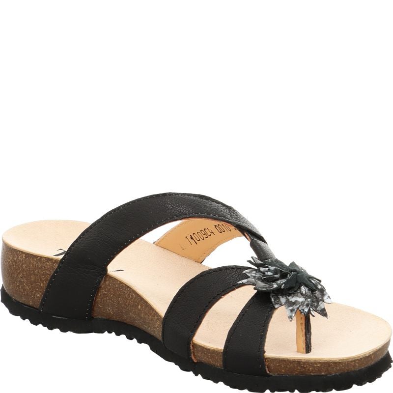 Think JULIA DAMEN Woman Mules - Material: Leather in Black