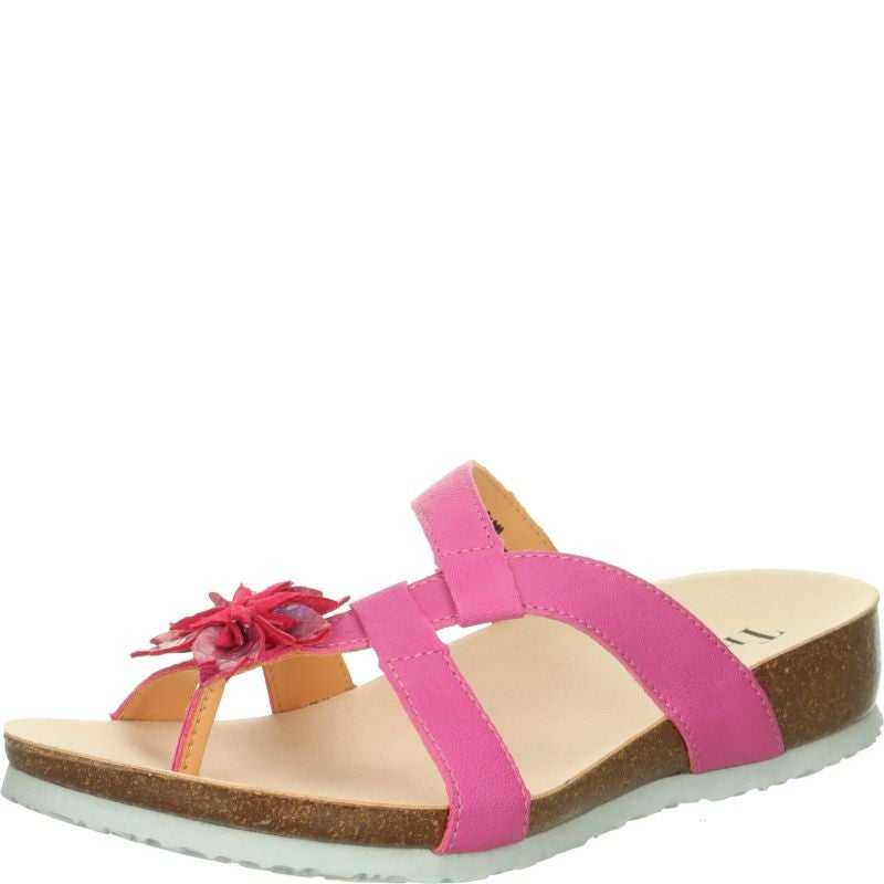 Think JULIA DAMEN Woman Mules - Material: Leather in Pink